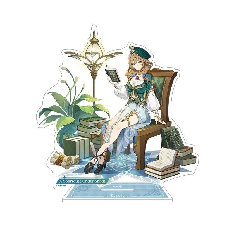 【原神】公式グッズ テイワット ファッション シリーズ アクリルスタンンド Genshin (リサ)
