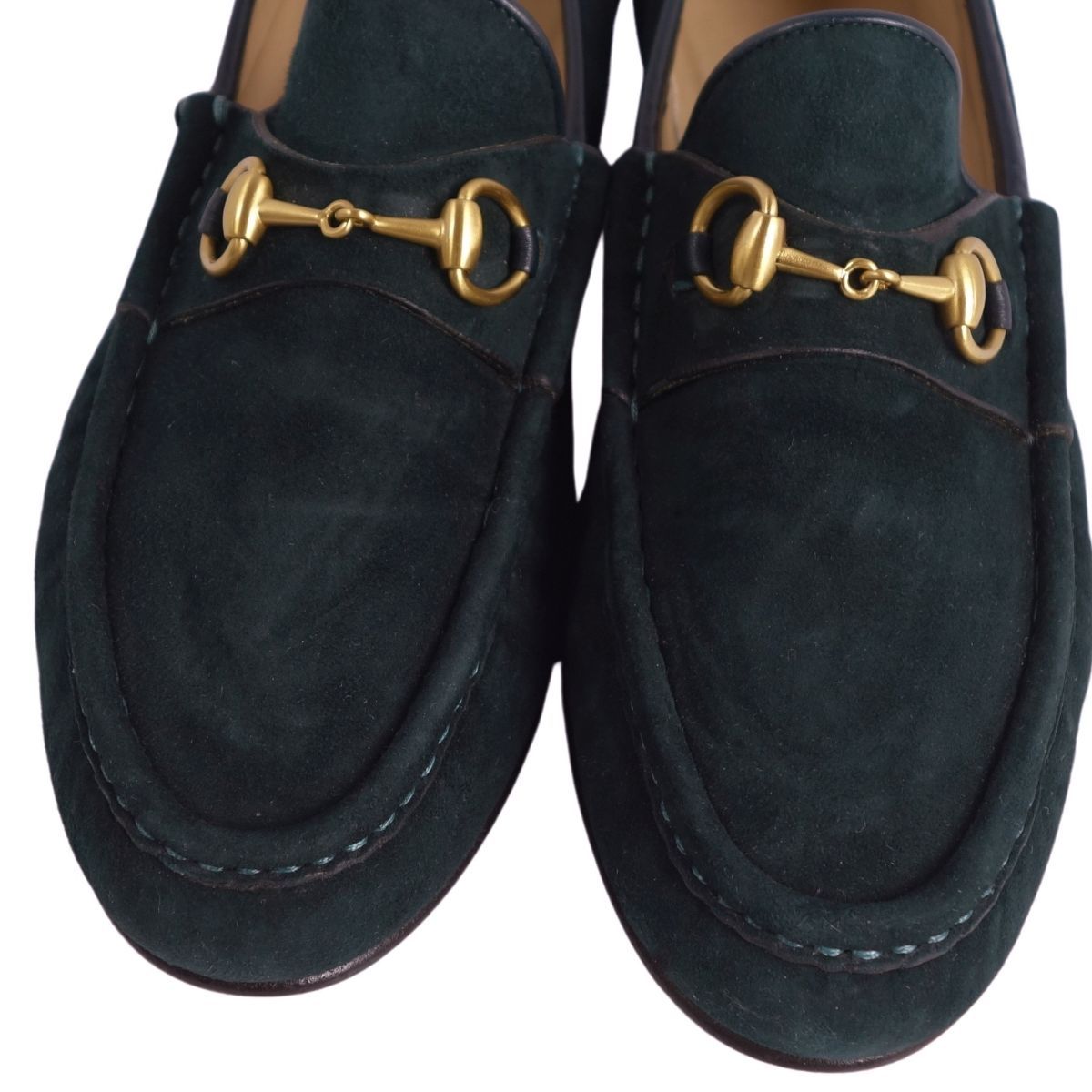 美品 Vintage グッチ GUCCI ローファー モカシン ホースビット