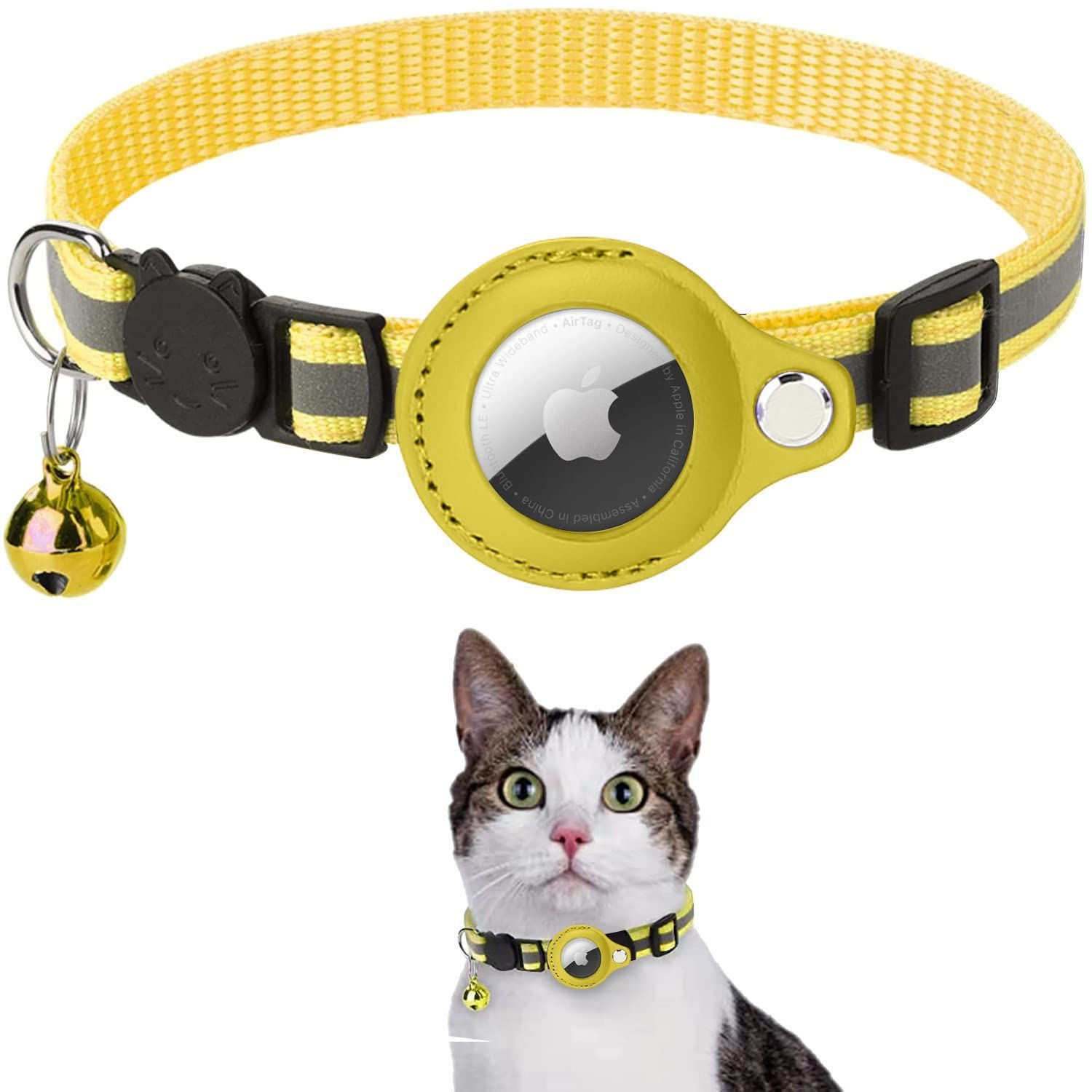 新品 Airtag gpsペット 追跡装置 エアタグ 首輪 猫用首輪 安全