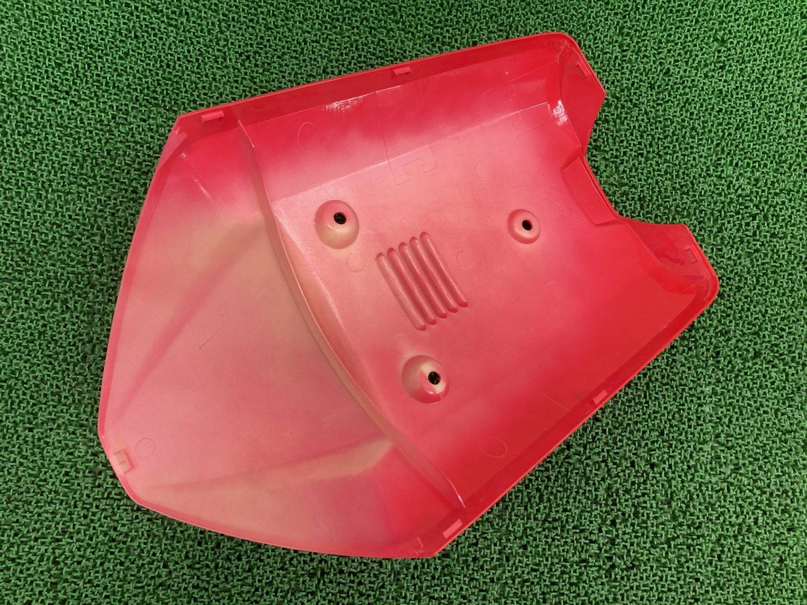 ジョグ フロントカウル 赤M ヤマハ 純正 中古 バイク 部品 27V JOG