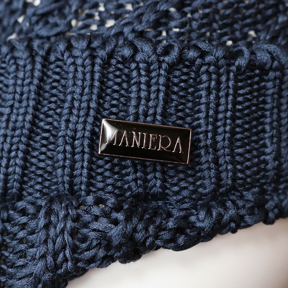 MANIERA/シルク プレイキャップ 日本製 ニット 帽子 メンズ 紳士