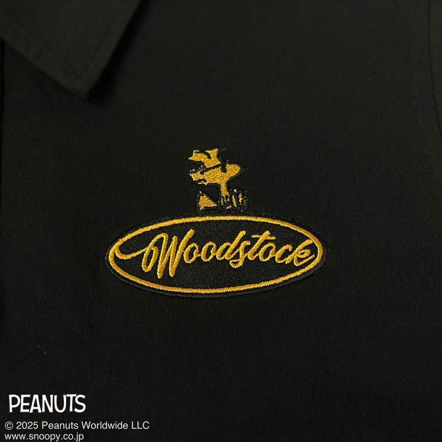 SNOOPY×Flagstaff BIKER POLOシャツ フラッグスタッフ スヌーピー刺繍