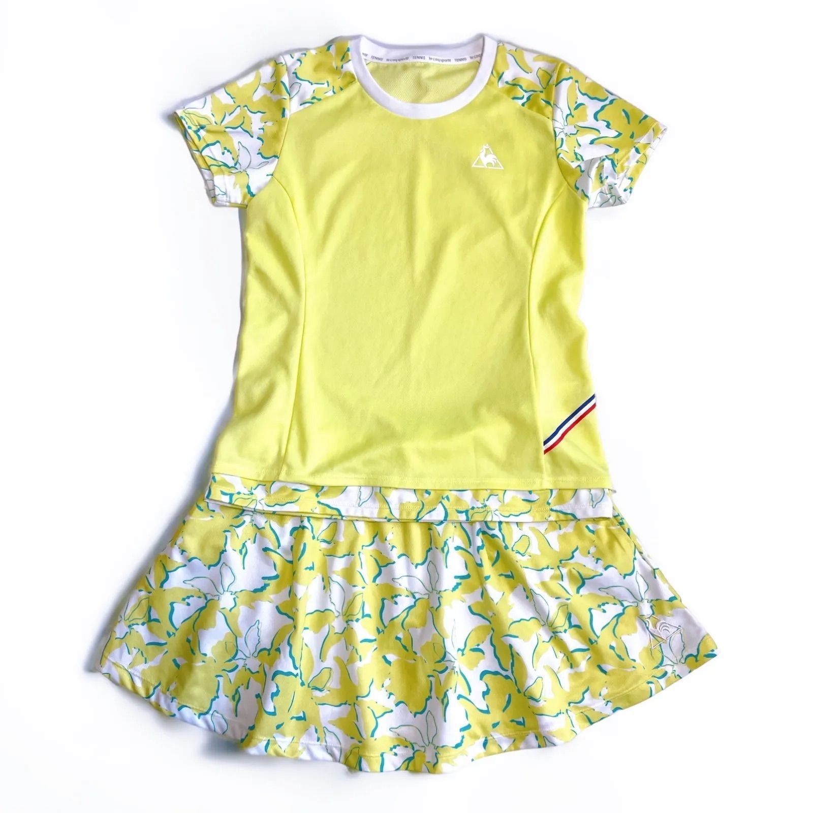 テニスウエア　le coq sportif セットアップ スカート le coq sportif tennis ルコック テニスウェア 上下 セットアップ