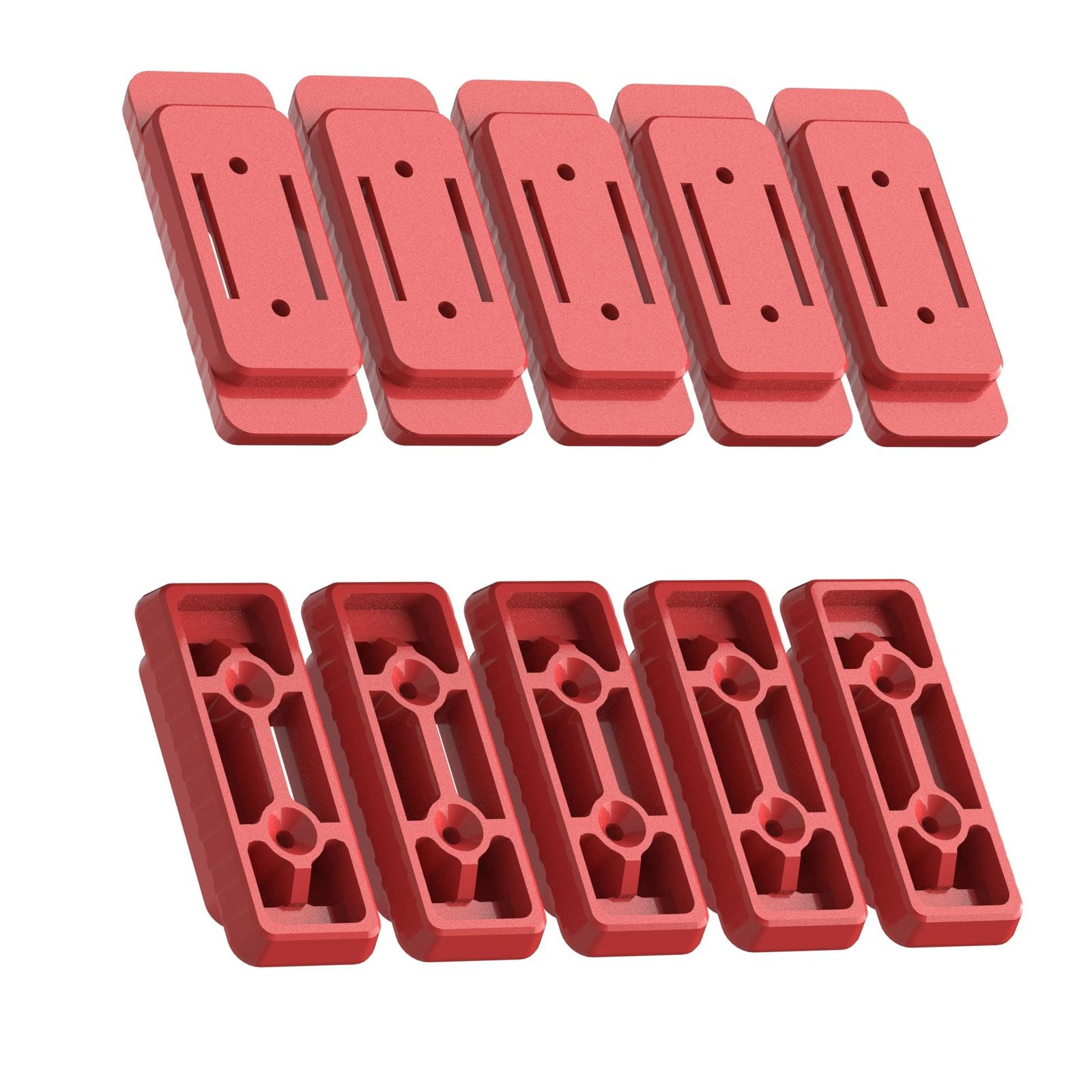 NyVoozy フィートマウントシステム ミルウォーキーパックアウト用 10 レッド レッド 10
