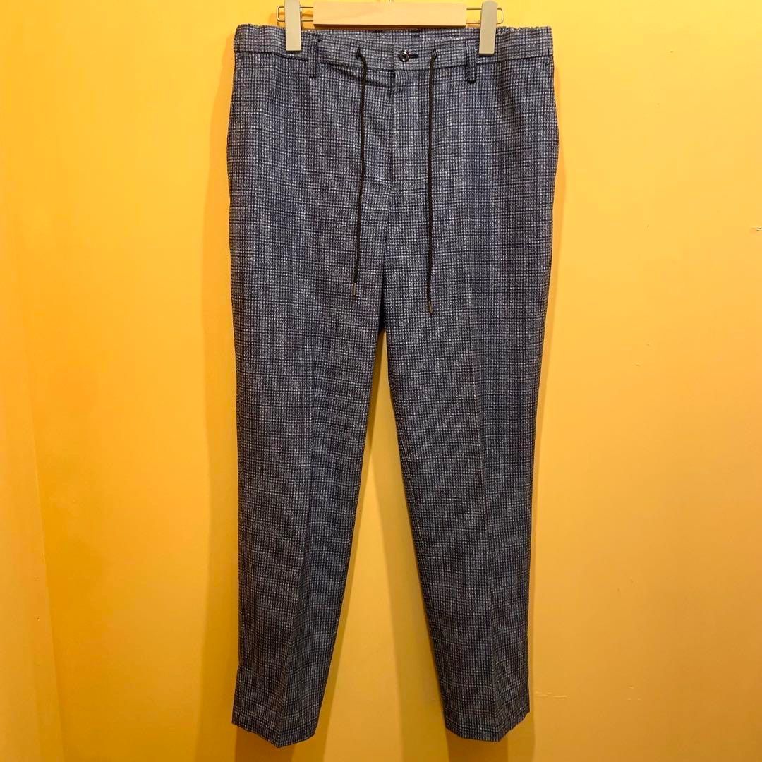 パジャマスーツ AOKI シアサッカー ストレッチ セットアップ ネイビー