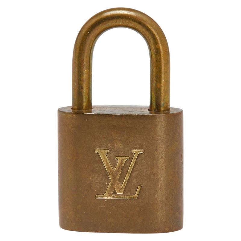 ルイヴィトン LV 鍵 453 南京錠 ネームタグ セット ルイ ヴィトン カデナ 南京錠 キー セット ゴールド メッキ