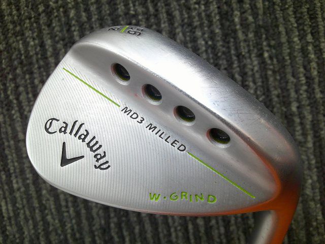 中古 ウェッジ キャロウェイ MD3 MILLED サテンクロム 56-12W/PROJECT X/S300/56[8577]博多