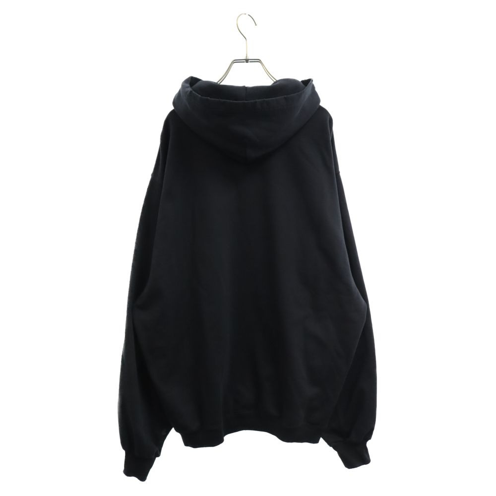 バレンシアガパーカー　デストロイクラッシュオーバーサイズプルオーバーパーカー BALENCIAGA (バレンシアガ) 22AW デストロイクラッシュオーバー