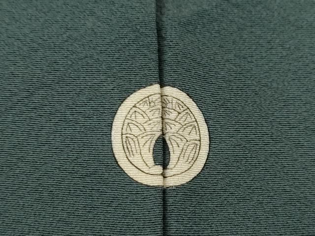 錆鉄御納戸色 正絹