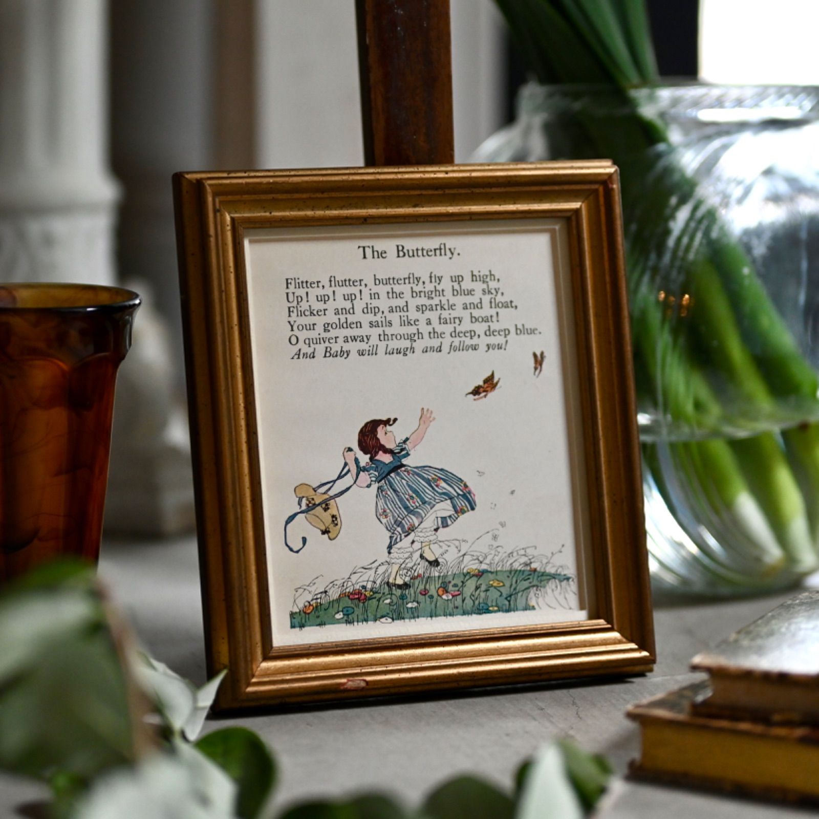 額縁 ヴィンテージ アンティーク 古道具 ゴールド 木製 フレーム