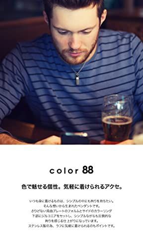 シルバーカラーステンレス316L Binich color88 ネックレス メンズ