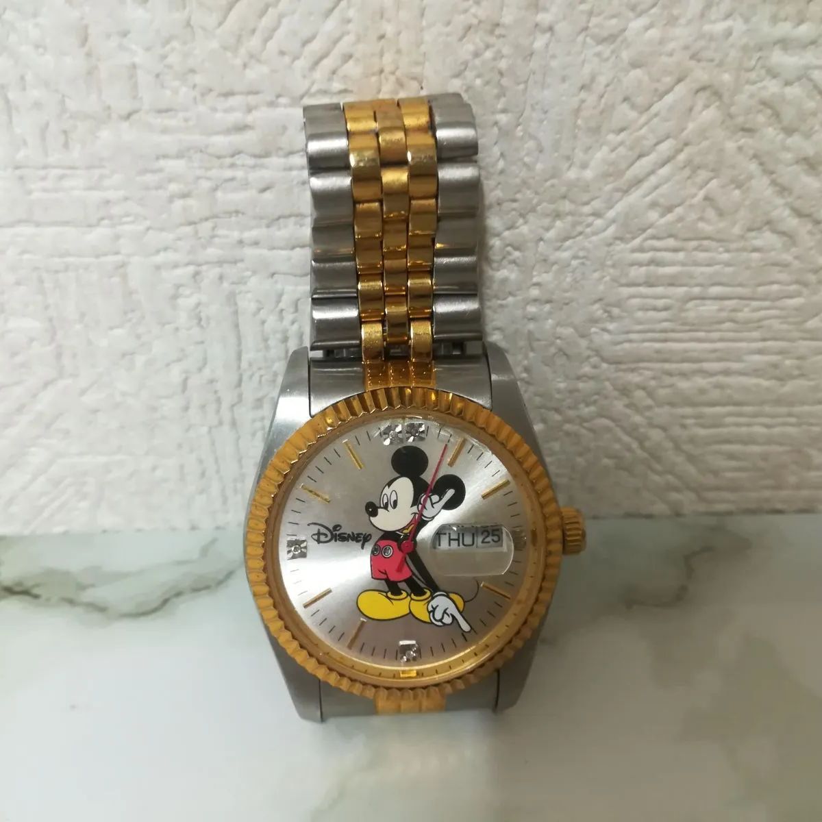 Disney ミッキー 腕時計 1000台限定 稼働品 限定品 シリアルナンバー 