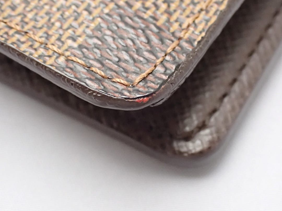 LOUIS VUITTON ルイ ヴィトン ダミエ エベヌ ポルトフォイユ・ブラザ  