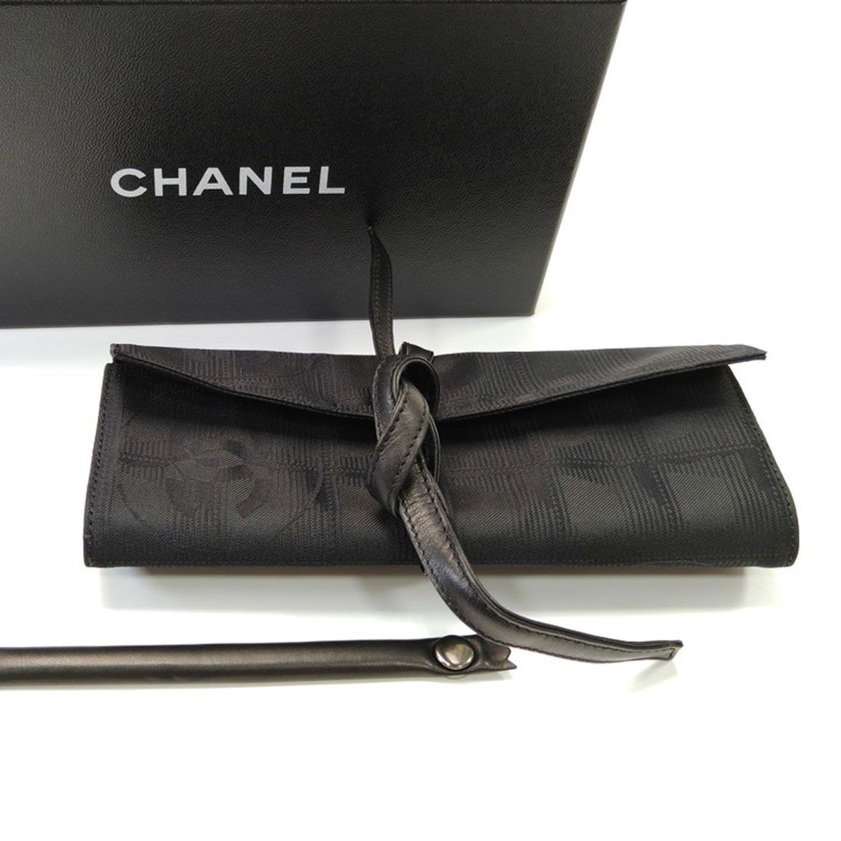 CHANEL コスメポーチ アクセサリーケース ナイロン 黒 9705 シャネル CHANEL コスメポーチ アクセサリーケース ジュエリー