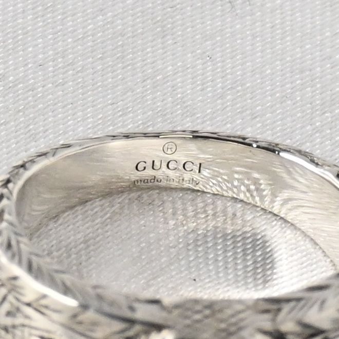 【新品磨き済】GUCCI インターロッキングG アラベスク リング 11号 楽天市場】【美品】 グッチ インターロッキングG アラベスク