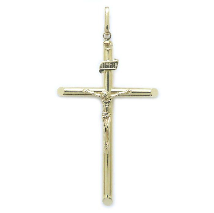 クロス ペンダントトップ ロザリオ K18YG イエローゴールド レディース 79115 FJ FORTGASGNV_COM_BR