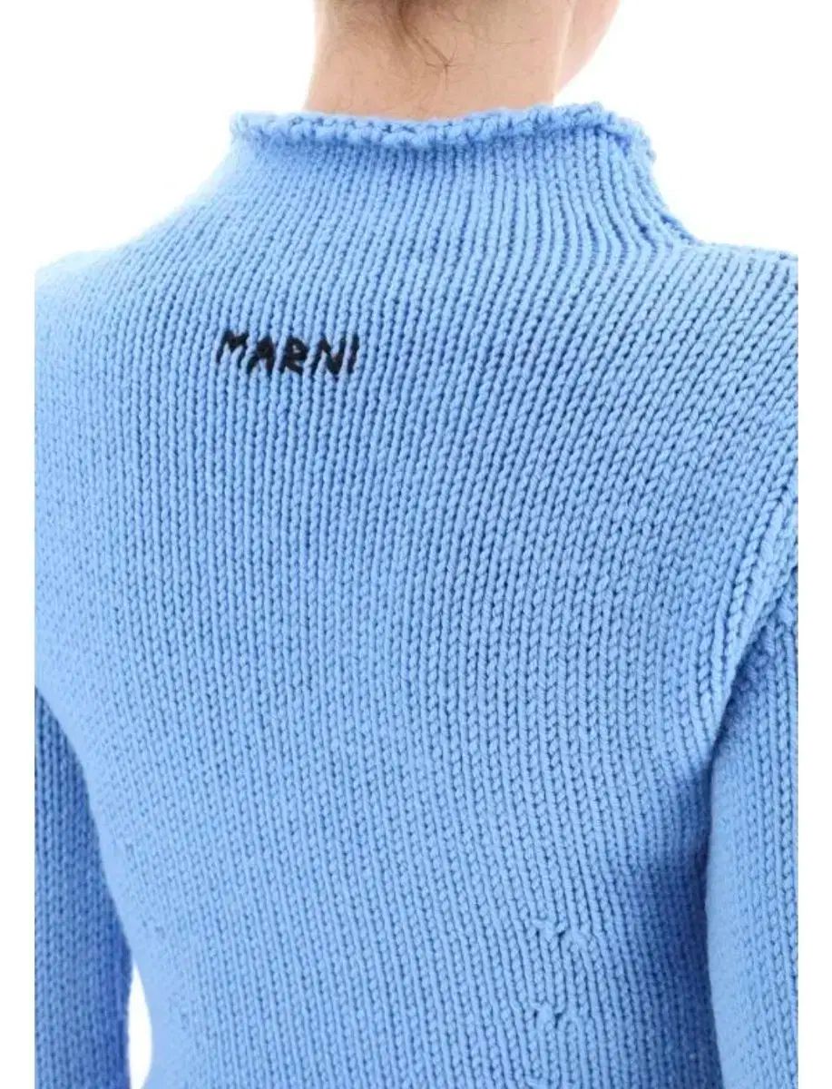 マルニ レディース タートルネック ニット スカイブルー 40 サイズ