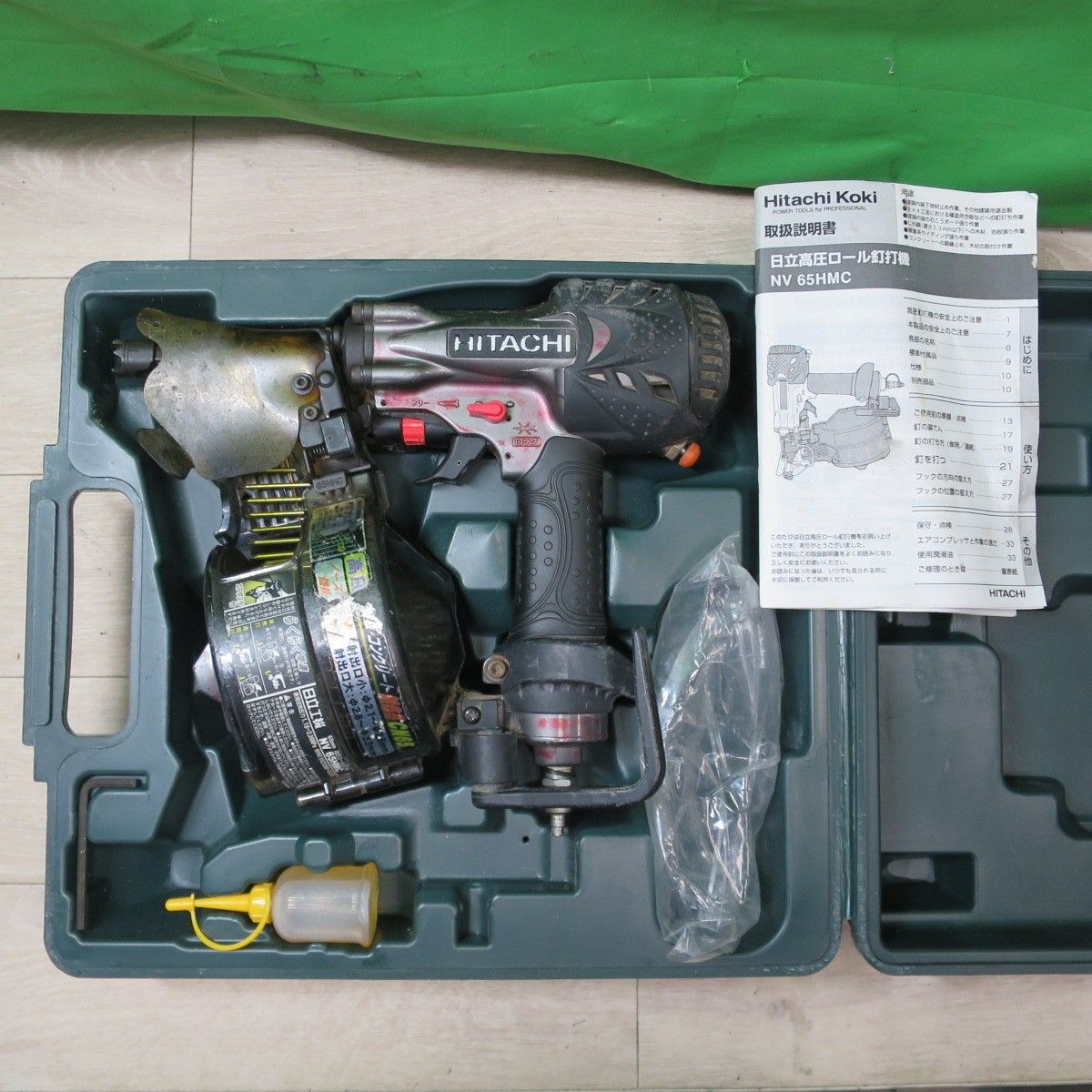 直営店 大阪府 【中古現状品】日立工機 HITACHI NV65HMC 65mm 高圧