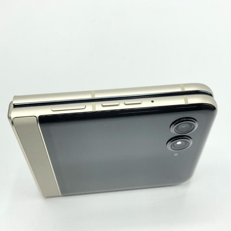 中古】【softbank】○motorola razr 50s 256GB (ｻﾝﾄﾞｸﾘｰﾑ)/SIM