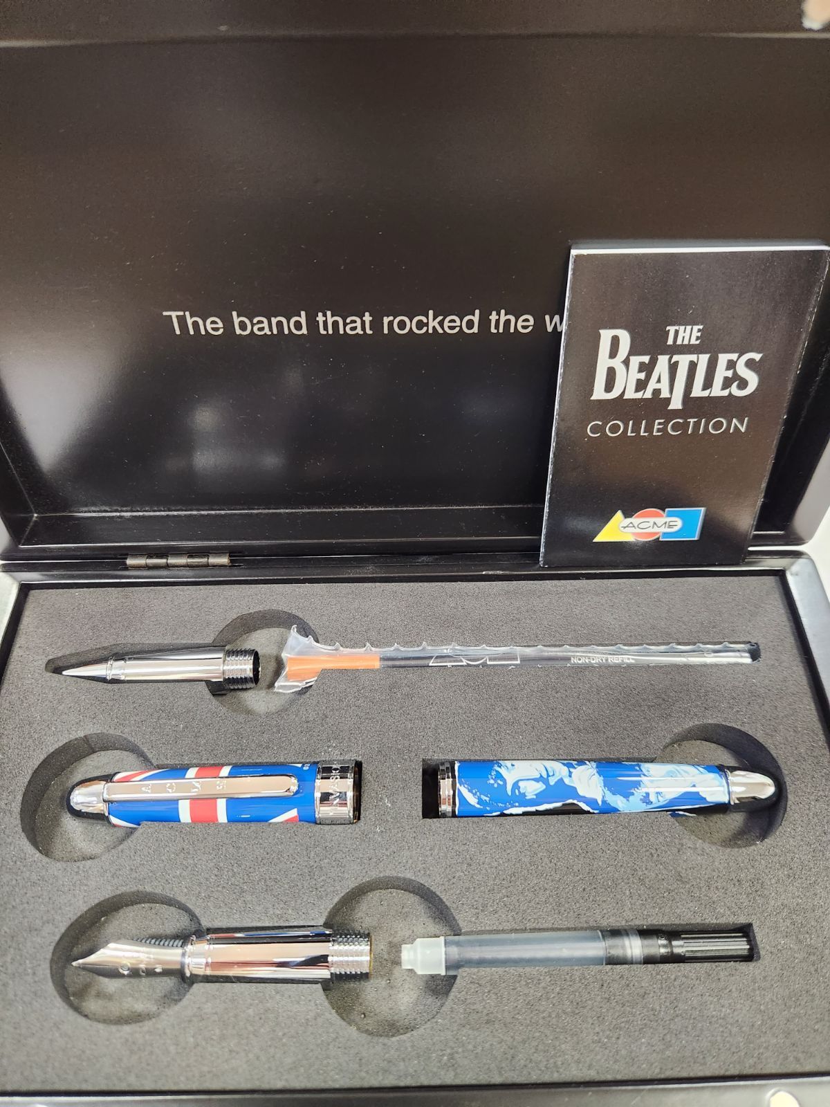 限定】ビートルズ リミテッド ボールペン&万年筆2way筆記具 ACME 良い