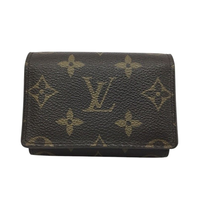 LOUIS VUITTON ルイヴィトン アンヴェロップ カルト ドゥ ヴィジット モノグラム M62920 カードケース 名刺入れ 品| -B 質屋 かんてい局那覇店 ｎ3102463927300072