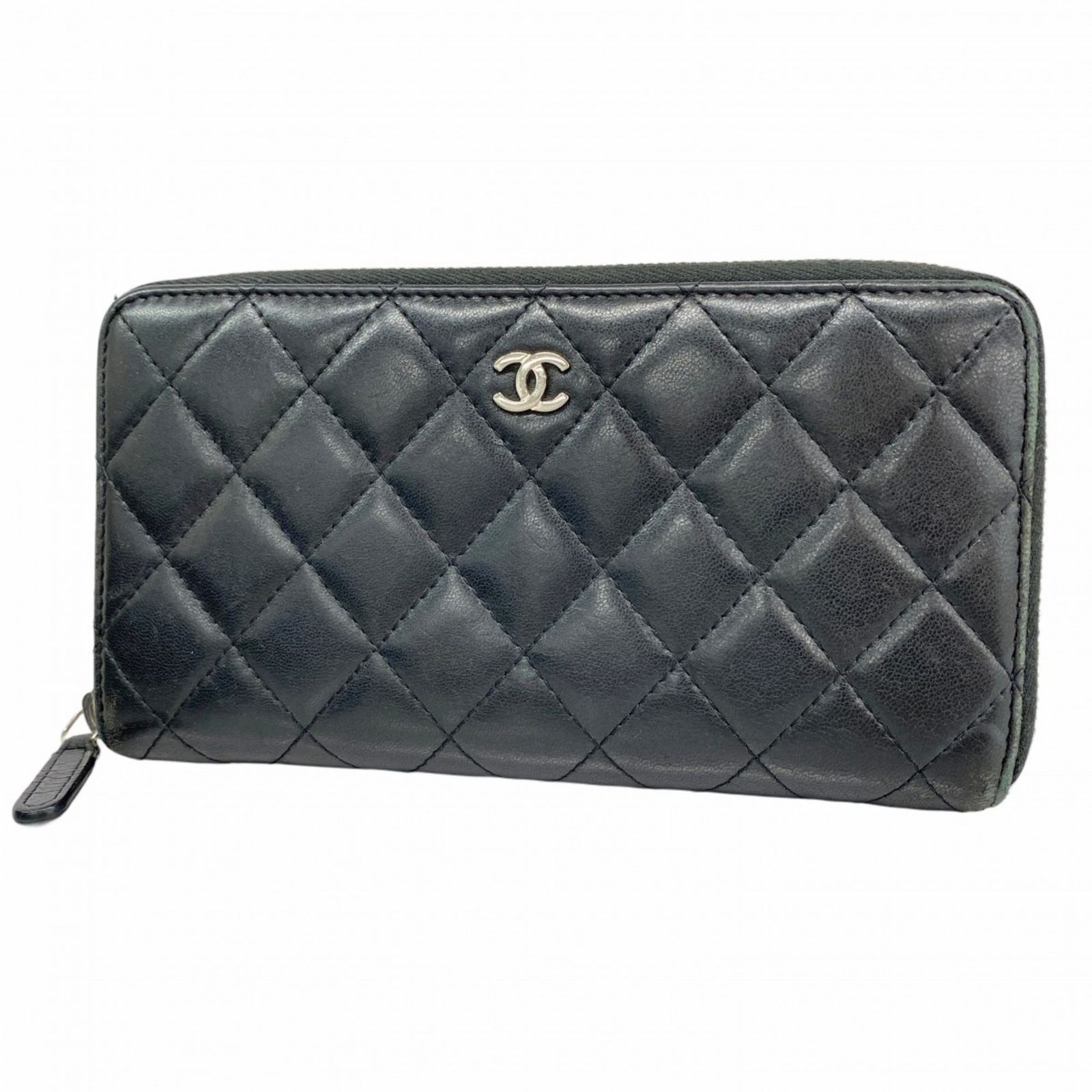 シャネル(Chanel) シャネル 長財布 マトラッセ ラムスキン
