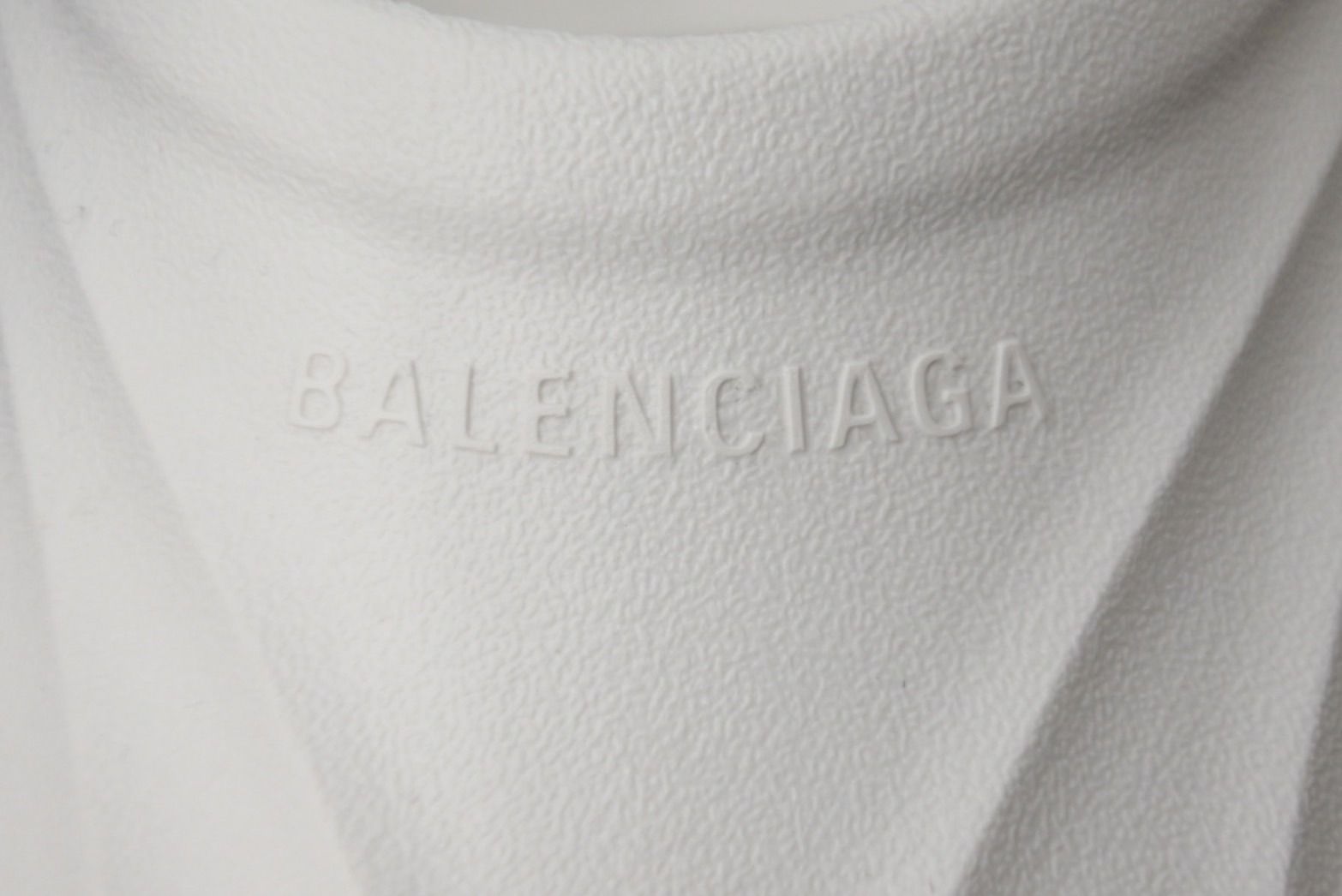 BALENCIAGA バレンシアガ サンダル Mold Closed モールド クローズド ラバー ホワイト 43 692595 W3CEP 9100  美品 中古 55535