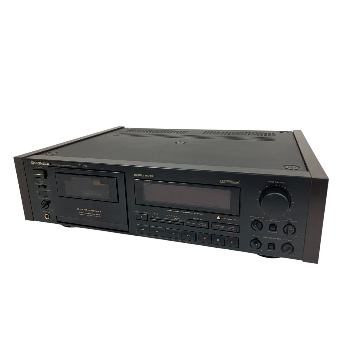 Pioneer T-838 カセットデッキ オーディオ 音響機材 パイオニア ジャンク O10041844