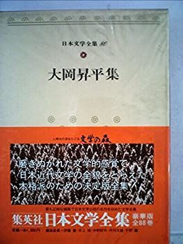 大岡昇平集英社文庫5冊セットです。