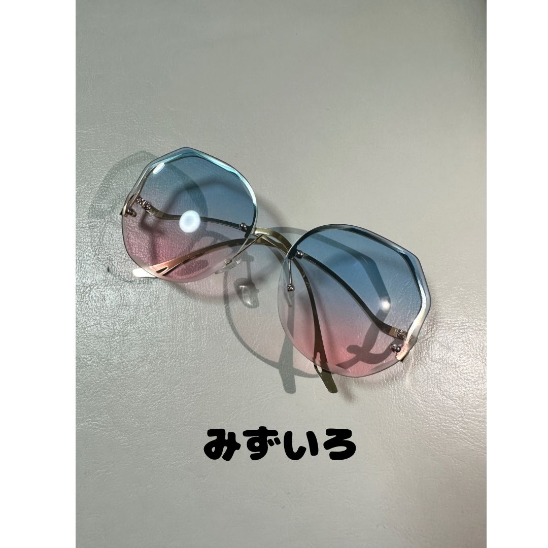 グラデーション サングラス 人気 バタフライカラー サングラス メンズ