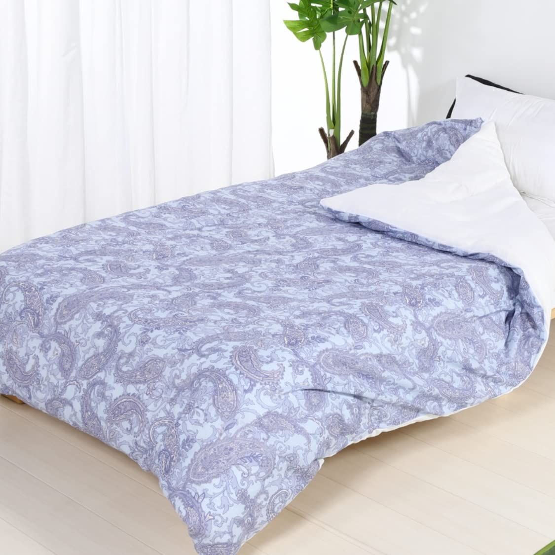 ETRO ペイズリー柄 掛け布団カバー150×210cm 綿100%枕カバーつき ETRO