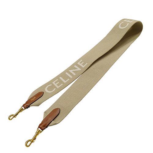 セリーヌ ジャガード ロングストラップ ベージュ セリーヌ CELINE