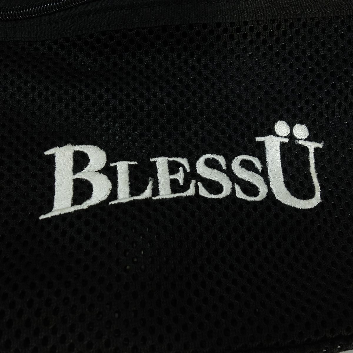 BlessU メッシュドローストリングバッグ ブラック BlessU ブレスユー メッシュドローストリングバッグ