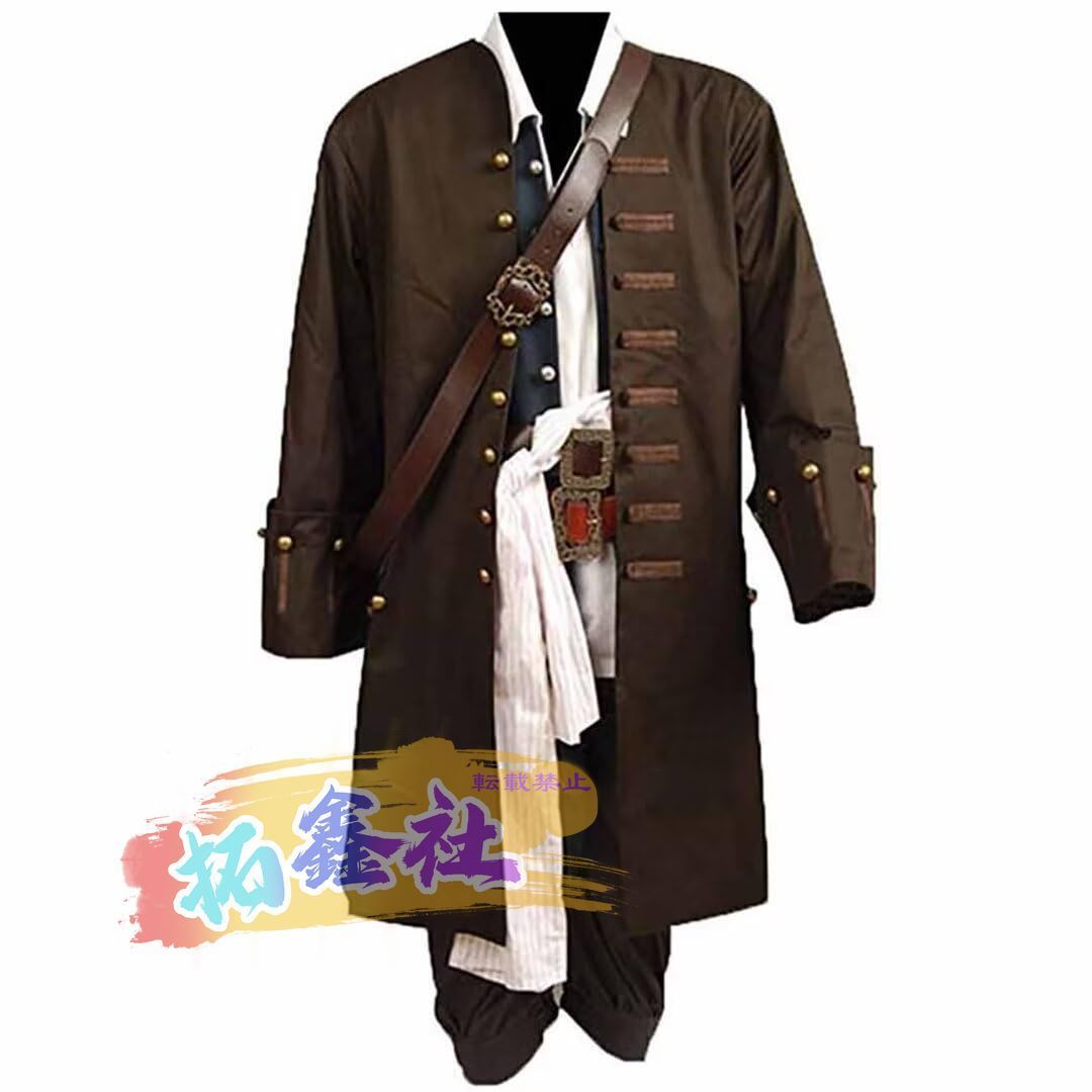 ジャック 海賊衣装 ジャック?スパロウ コスプレ衣装 ジャック コスプレ jack sparrow コスプレ衣装 ジャックコスチューム 撮