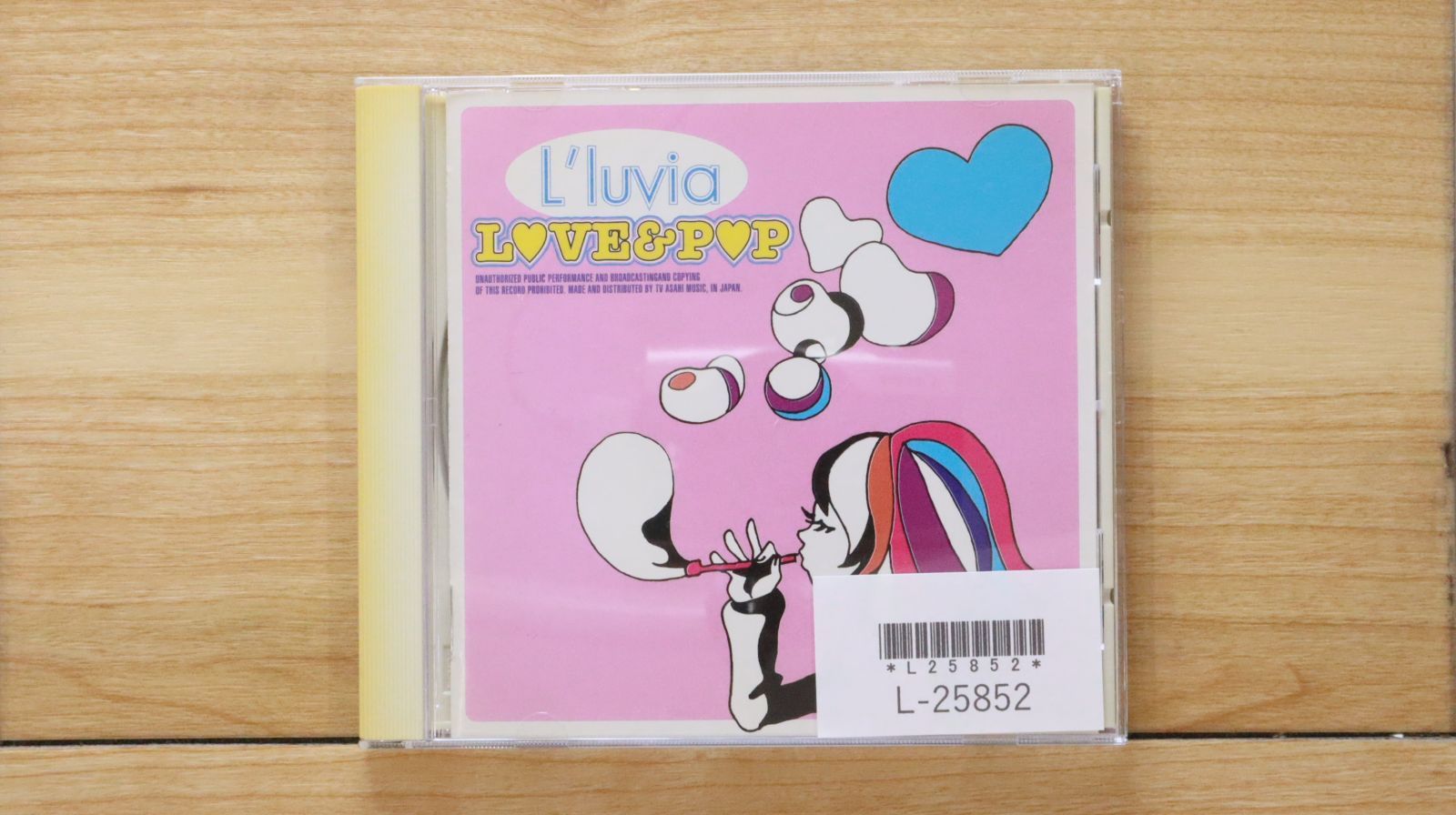 国内盤CD☆ジュビア/L'LUVIA□ LOVE&POP 【BREAKOUT02019