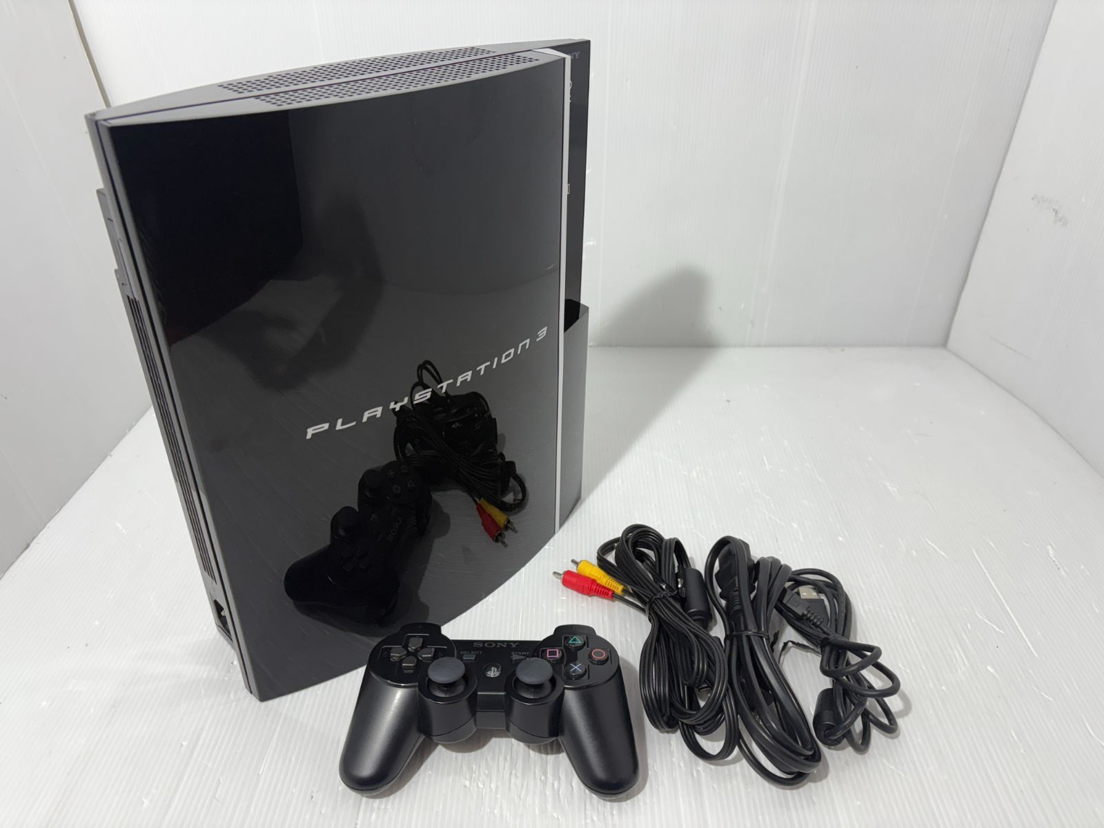 動作 済み SONY PS3 CECHH00 ブラック コントローラー＆ケーブル付き PlayStation プレイステーション