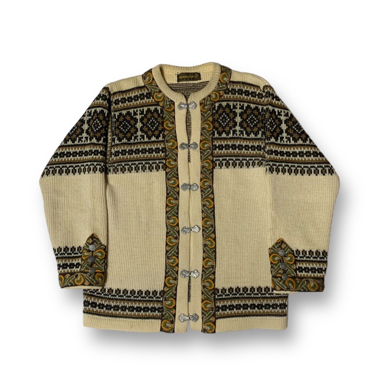 70-80s Nordstrikk Nordic Knit Cardigan ノードストリック ...