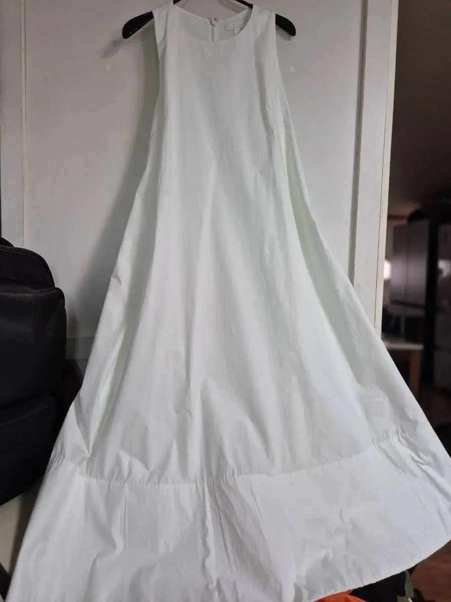 COSコス ミント 白 ロングONE PIECE