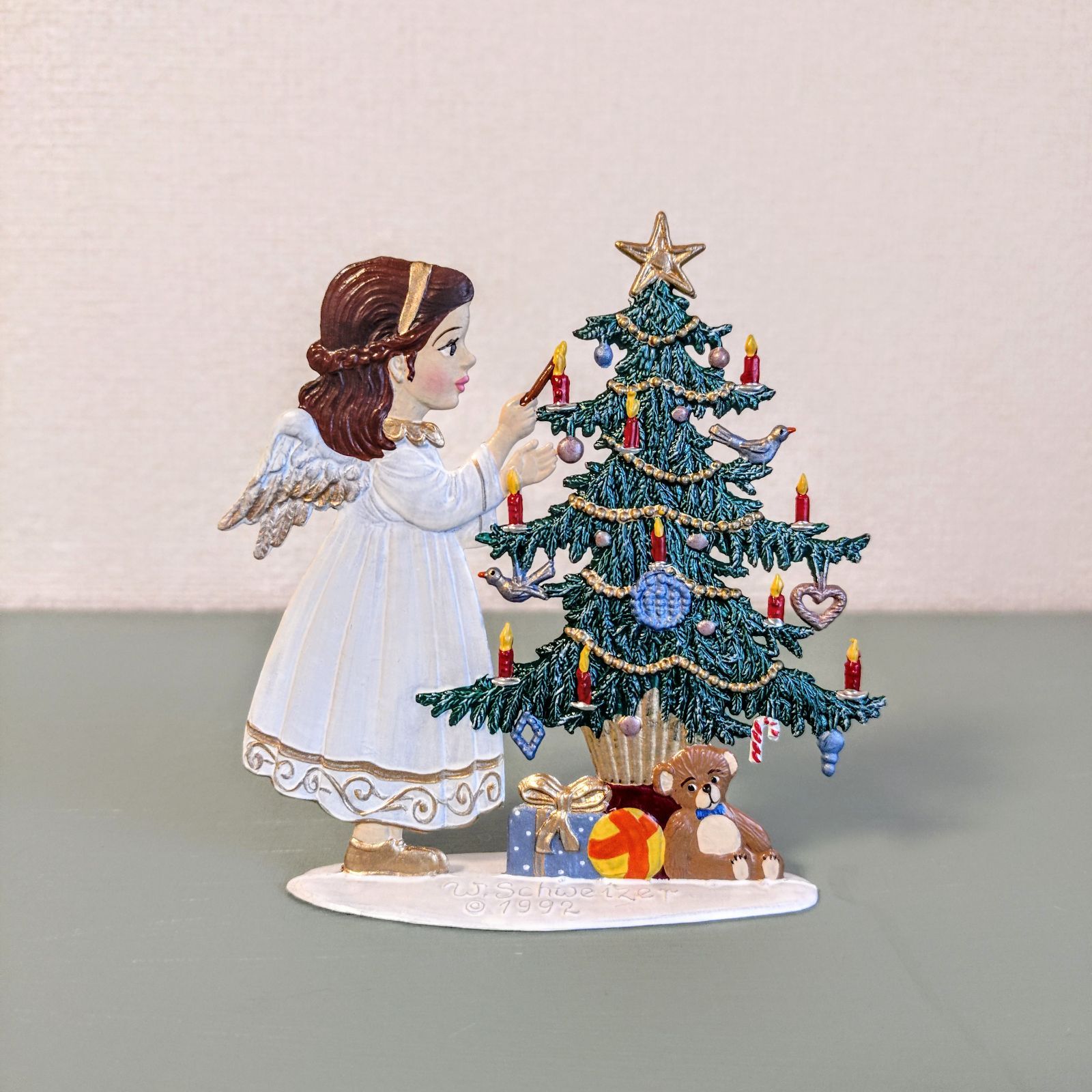 錫製　クリスマスツリー　ドイツ　ウィルヘルム・シュヴァイツァー　置物　ピューター 錫製 クリスマスツリー ドイツ ウィルヘルム・シュヴァイツァー 置物