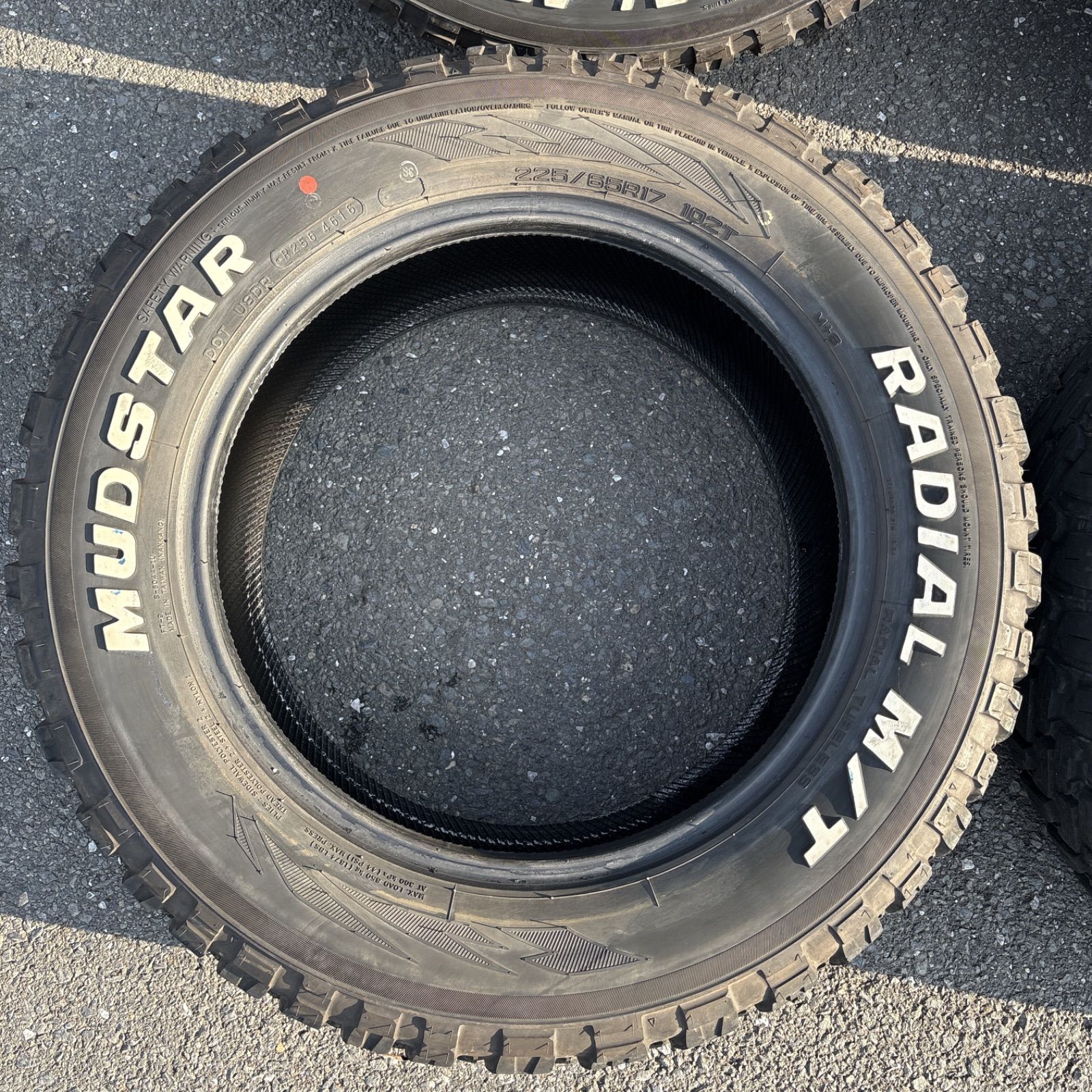 最終値下げ【送料無料】MUD STAR M/T 225/65R17 タイヤ4本セット 17 