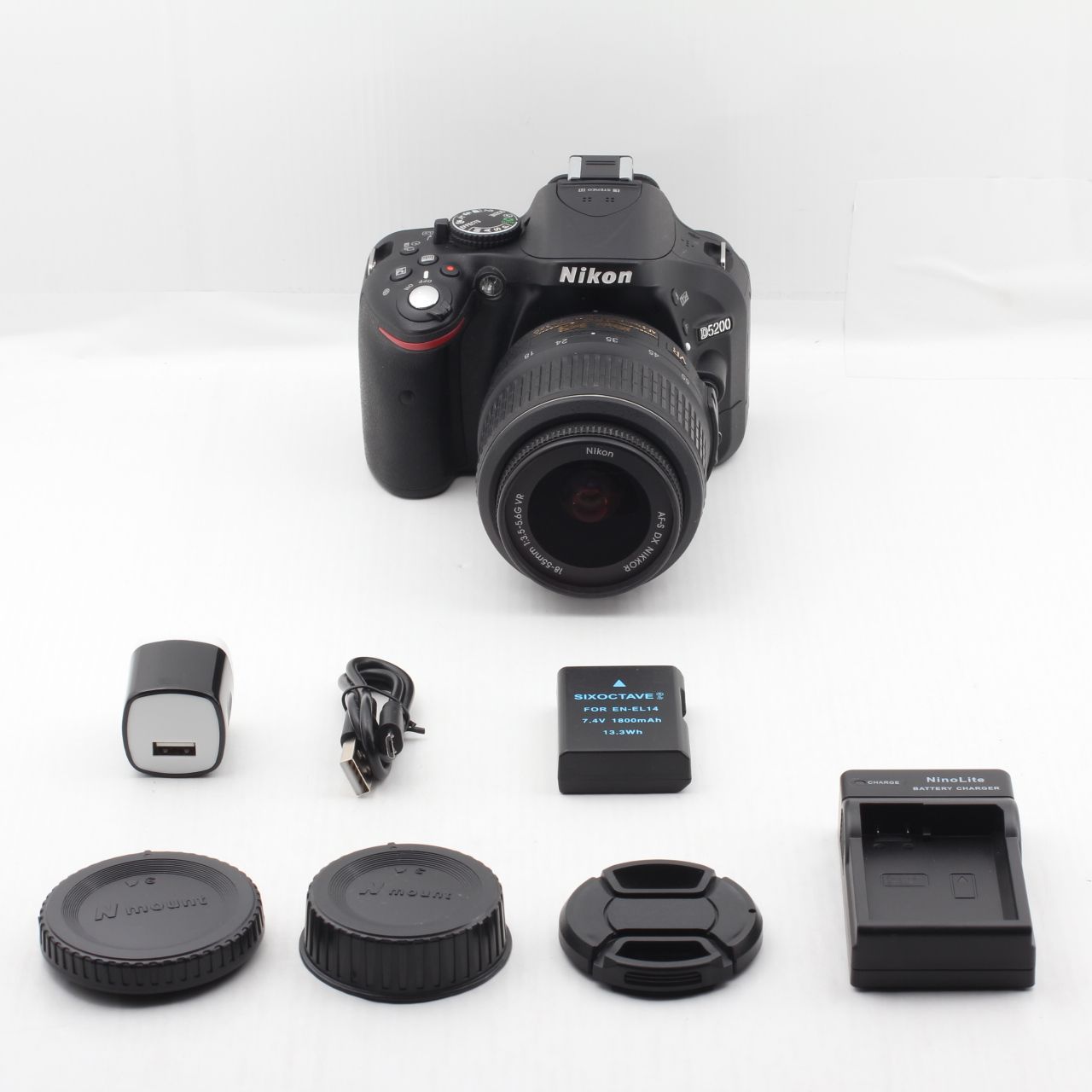 ショット数3489 Nikon ニコン デジタル一眼レフカメラ D5200 レンズキット