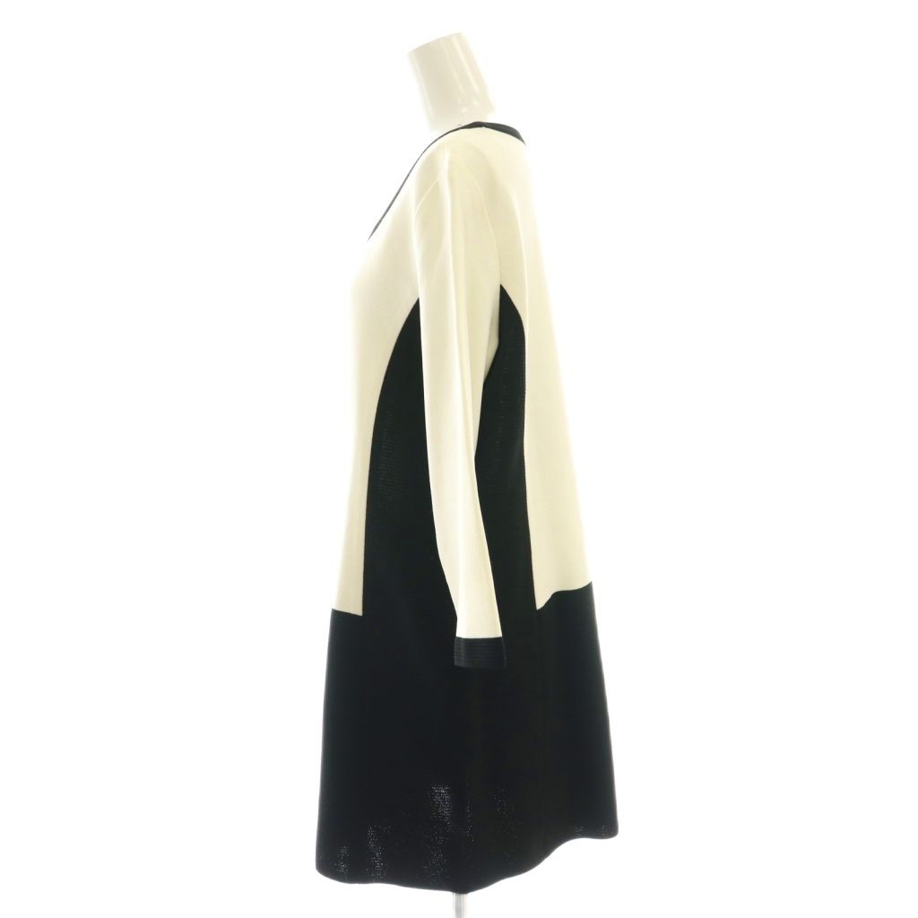 ピエールカルダン Pierre Cardin ワンピース ひざ丈 バイカラー