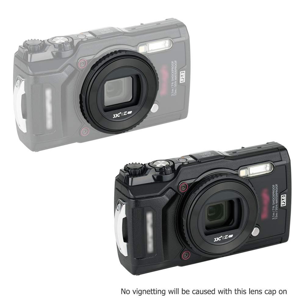 JJC LBT01 レンズキャップカバープロテクター オリンパス TG7 TG7 TG6 TG6 TG5 TG5 TG4 TG4