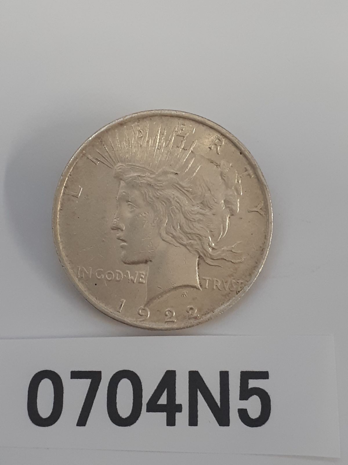 モルガンダラー 0704N5】1922 Silver Morgan Dollar $1 モルガンダラー 銀貨