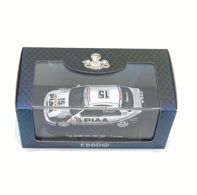 ミニカー　1/43 JTCC 1996 PIAA ACCORD VTEC #15(ホワイト×ブラック) [45040] 中古】【開封】エブロ 1/43 JTCC 1996 PIAA ACCORD VTEC #15