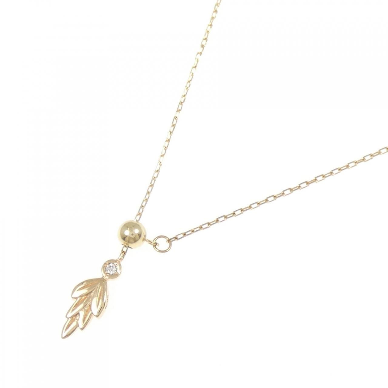 アガット ダイヤモンド ネックレス 0.008CT