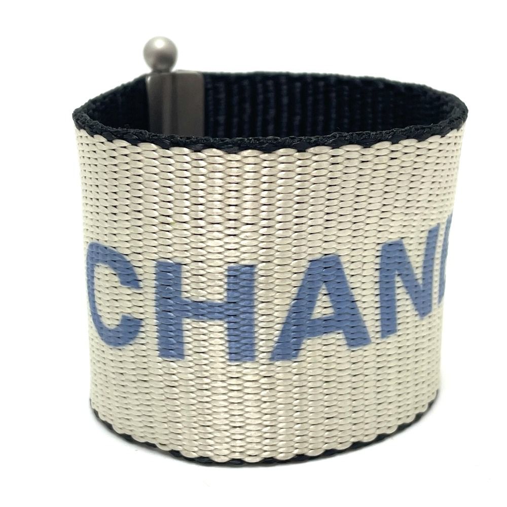 シャネル CHANEL 99S ロゴ ヴィンテージ ブレスレット ナイロン　レア シャネル ロゴ 99S ヴィンテージ ブレスレット ナイロン