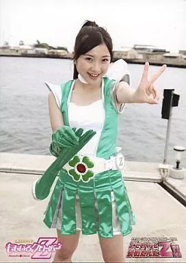 中古】生写真(女性) ももいろクローバーZ/有安杏果/膝上・衣装緑・左手