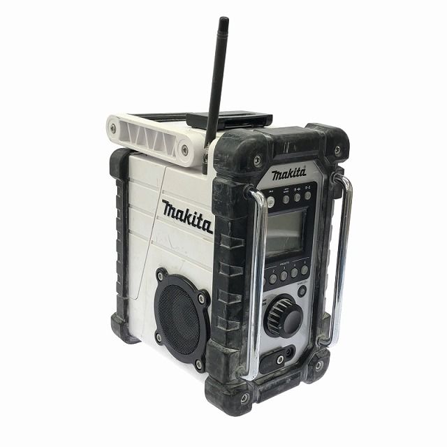 ☆中古品☆ makita マキタ 充電式ラジオ MR107 本体のみ 白