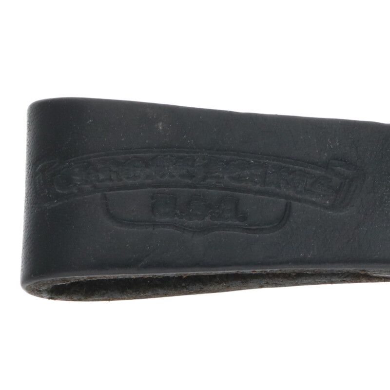CHROME HEARTS クロムハーツクロスボールボタン Dリングベルトループ Chrome Hearts - クロムハーツ BELT LOOP クロスボールボタン